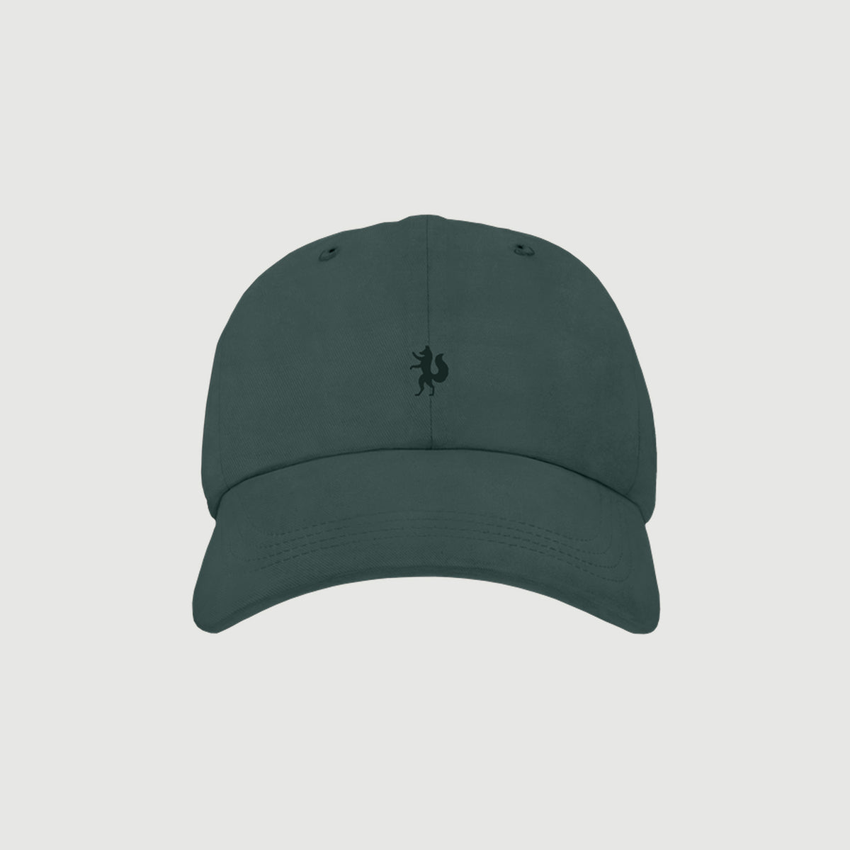 FitzAlan Chalkstream Hat in Riverbed Moss with embroidered fox logo